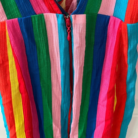 Show Me Your MuMu Rainbow Say Jay Wrap Dress Sz M - Picture 8 of 8